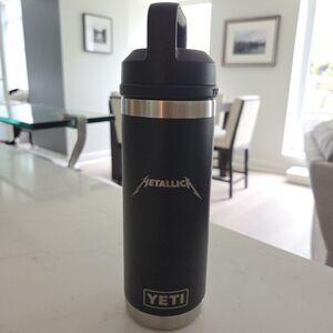 Limited Edition Metallica Yeti Rambler Water Bottle